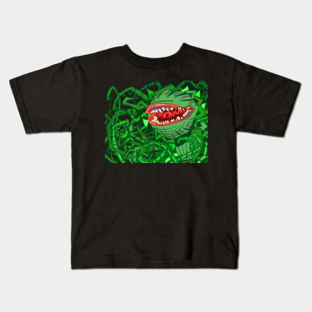 Audrey 2 Kids T-Shirt by doubletony